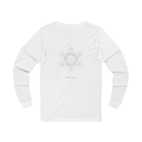 Metatron Long Sleeve — White — Back Design