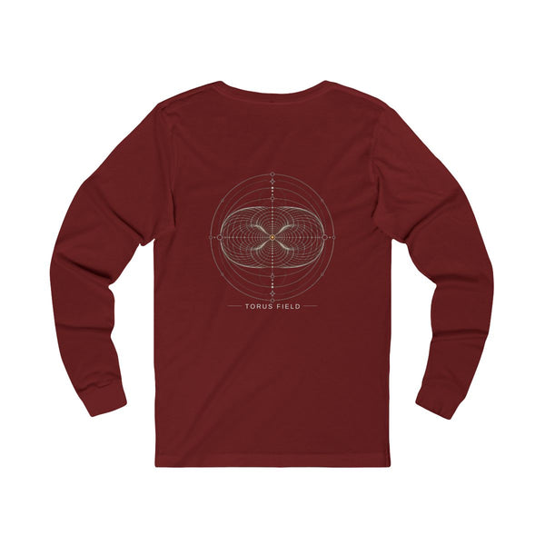 Torus Long Sleeve — Cardinal — Back Design