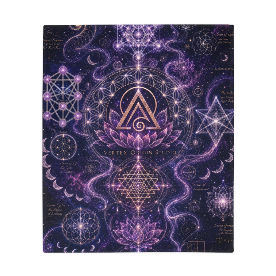 Sacred Geometry Blanket — Divine Origin
