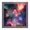 Sacred Geometry Throw Pillow Case - Cosmic Blueprint