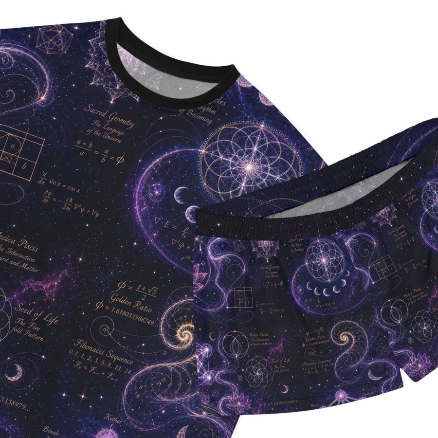 Women's Sacred Geometry Pyjama Set — Divine Origin
