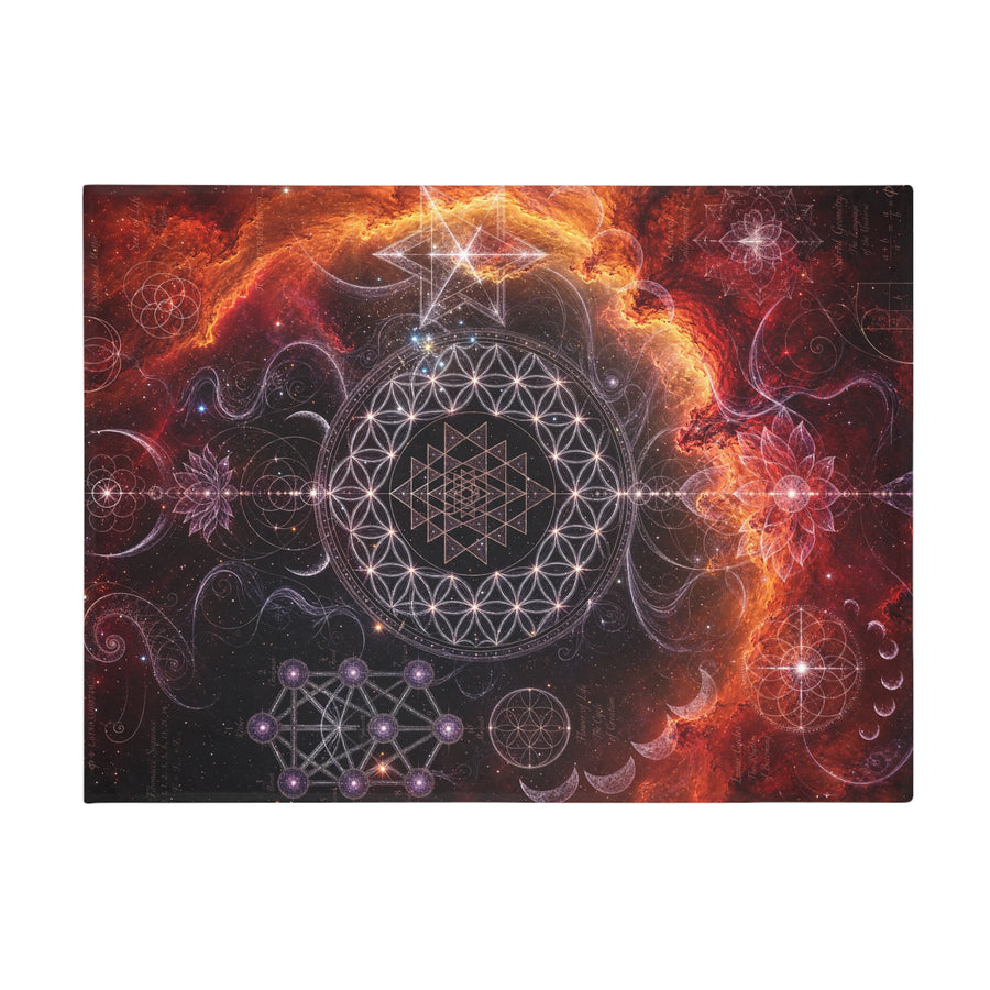 Sacred Geometry Blanket — Gamma Cygni Nebula