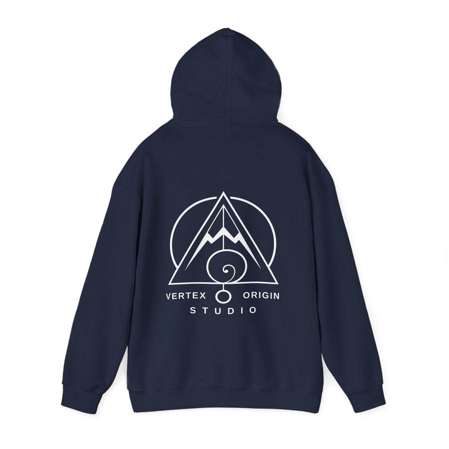 Origin Mark Hoodie — Navy