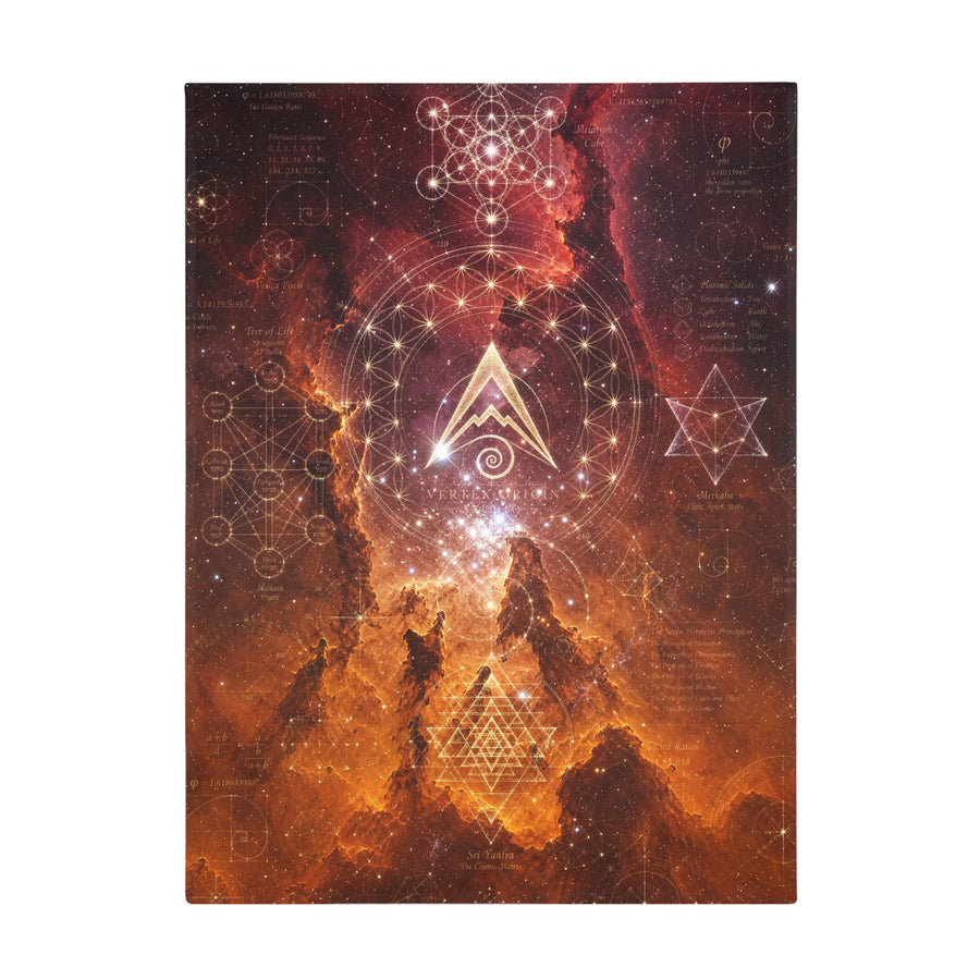 Sacred Geometry Blanket — Lobster Claw Nebula