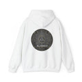 Aligned Hoodie — White (Circle)