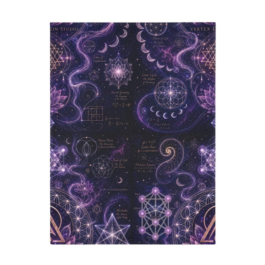 Sacred Geometry Blanket — Divine Origin [SAMPLE]