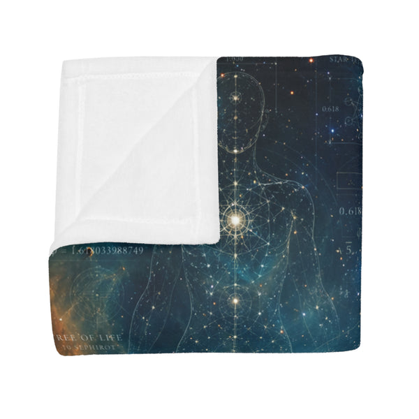 Sacred Geometry Fleece Blanket - Boomerang Nebula
