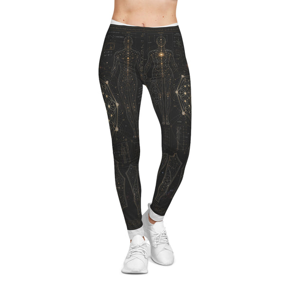 Women's Sacred Geometry Leggings — Sacred Blueprint