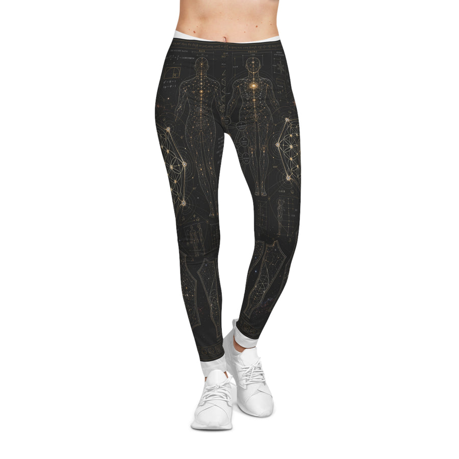 Women's Sacred Geometry Leggings — Sacred Blueprint