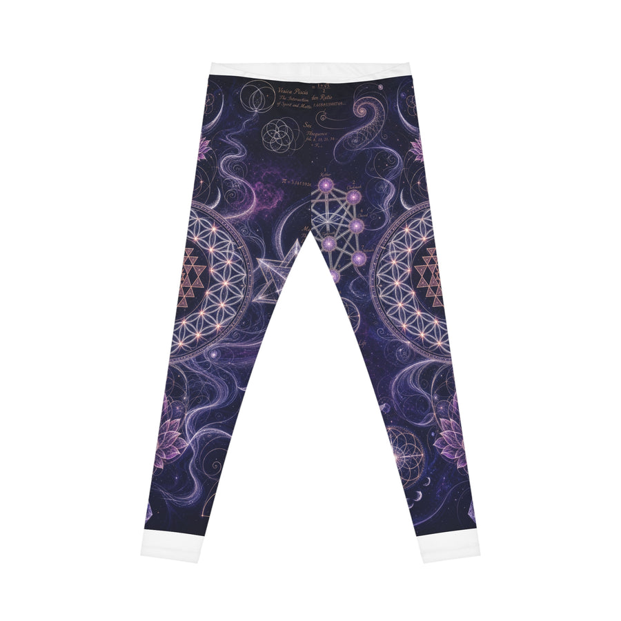 Women's Sacred Geometry Leggings — Sacred Bloom