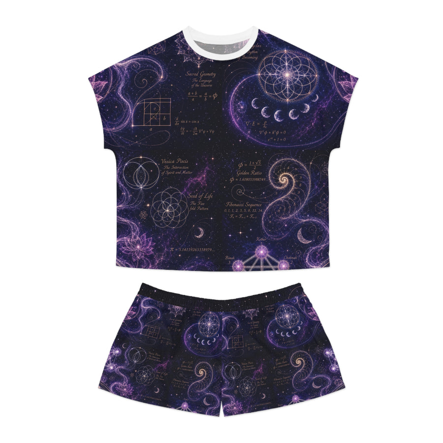 Women's Sacred Geometry Pyjama Set — Divine Origin