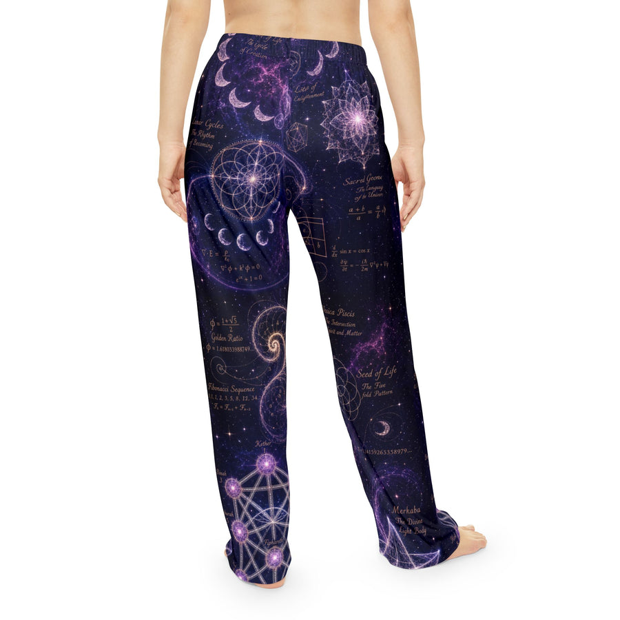 Pantalon de pyjama géométrie sacrée — Origine divine — Femme
