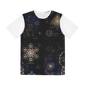 Men's Sacred Geometry Lounge Shirt — Cosmic Constellation — Front View