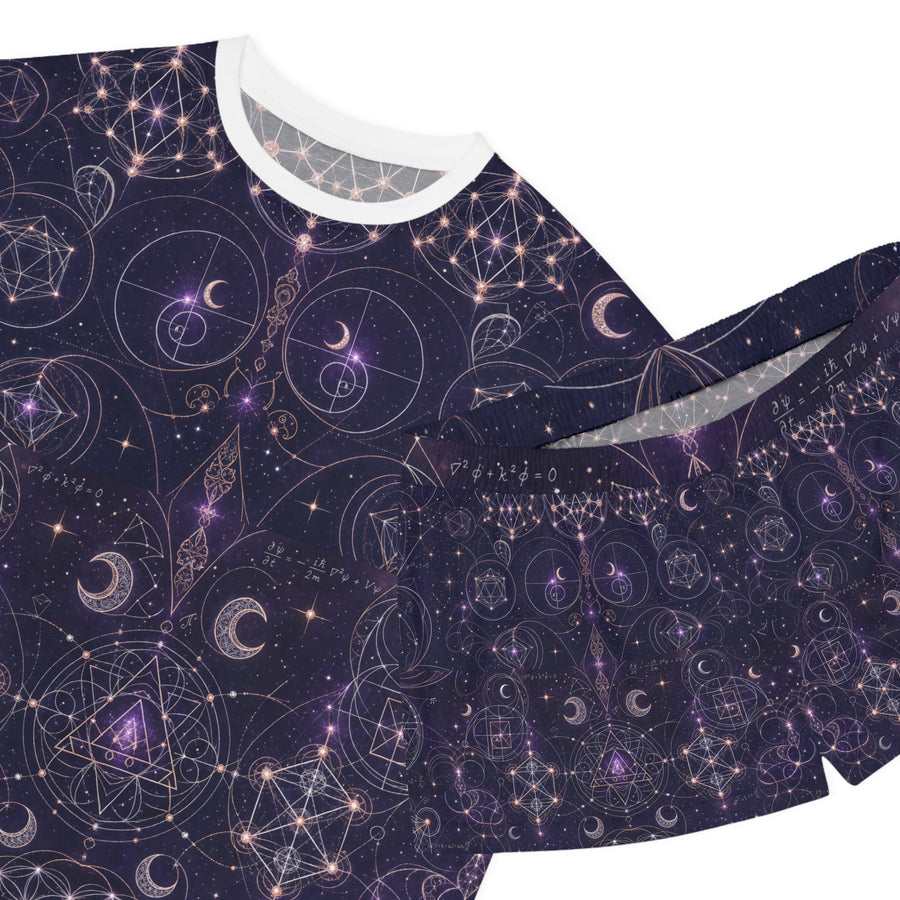 Women's Sacred Geometry Pyjama Set — Celestial Weave