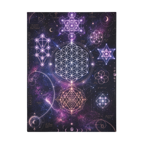 Sacred Geometry Blanket — Cosmic Bloom