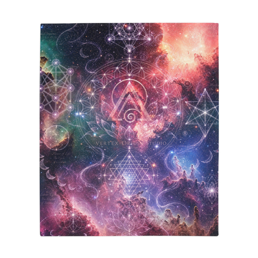 Sacred Geometry Blanket — Omega Nebula