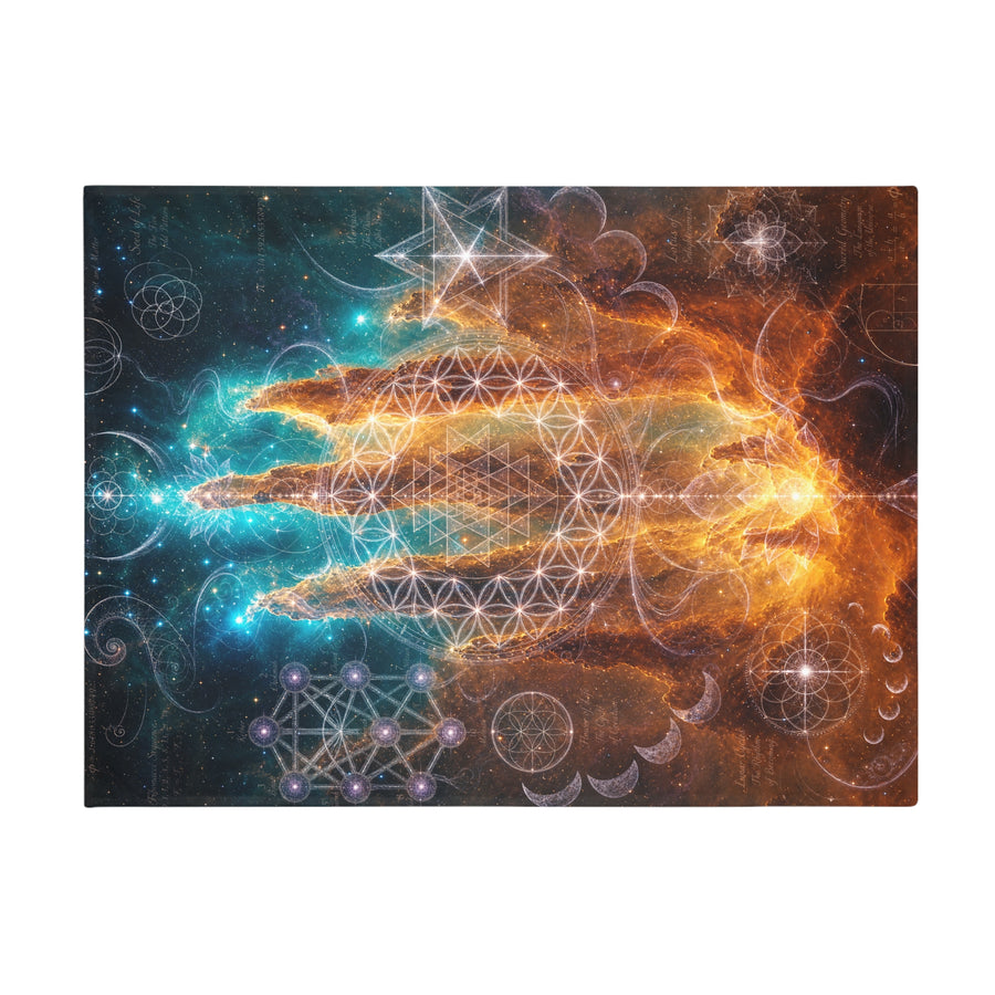 Sacred Geometry Blanket — Butterfly Nebula