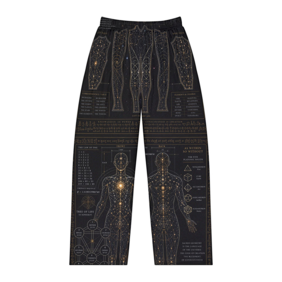 Women's Sacred Geometry Pyjama Pants — Sacred Blueprint
