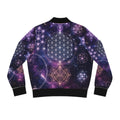 Women's Sacred Geometry Bomber Jacket — Cosmic Bloom