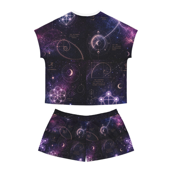 Women's Sacred Geometry Pyjama Set — Cosmic Bloom