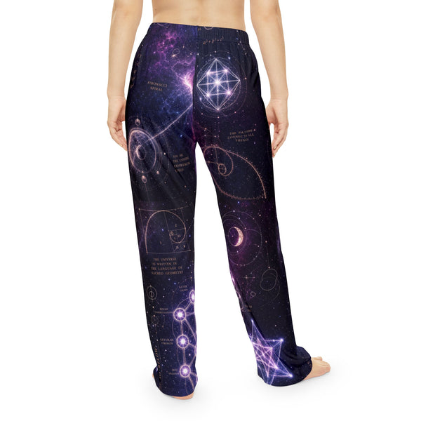 Pantalon de pyjama géométrie sacrée — Féminin cosmique — Femme