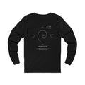 Fibonacci Spiral Long Sleeve — Black