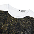 Women's Sacred Geometry Lounge Shirt — Origin Universe — Front View