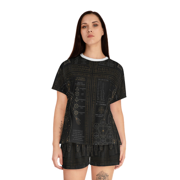 Ensemble pyjama géométrie sacrée — Plan sacré — Femme