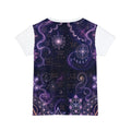 Women's Sacred Geometry Lounge Shirt — Divine Origin — Front View