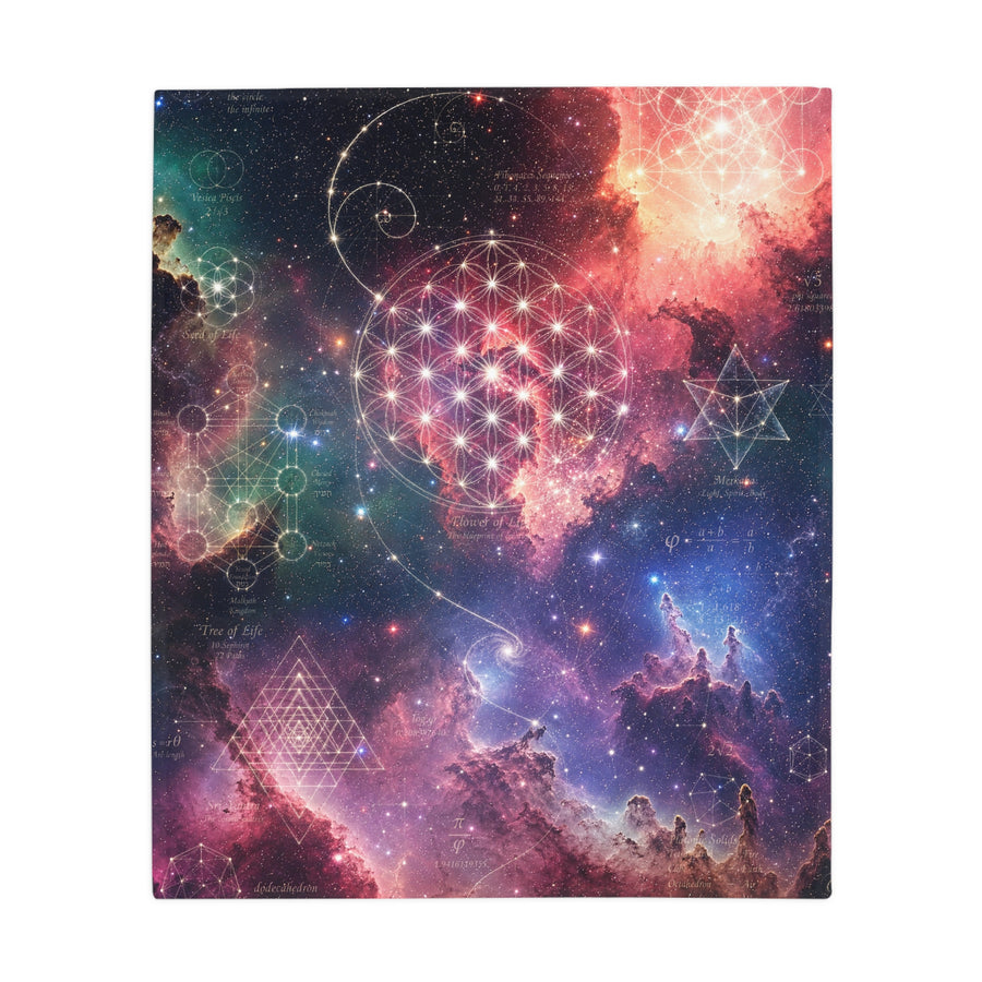 Sacred Geometry Blanket — Lagoon Nebula