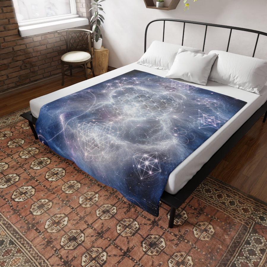 Sacred Geometry Blanket — Eskimo Nebula