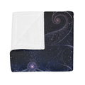 Sacred Geometry Blanket — Blue Flash Nebula