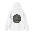 Aligned Hoodie — White (Circle)