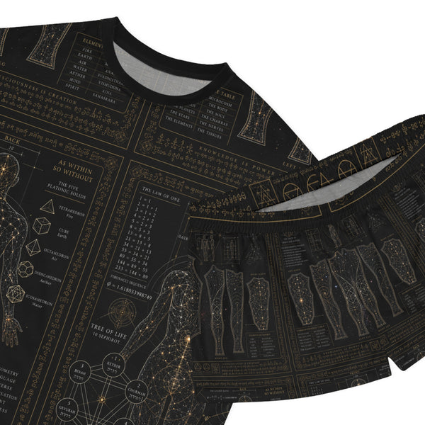 Ensemble pyjama géométrie sacrée — Plan sacré — Femme