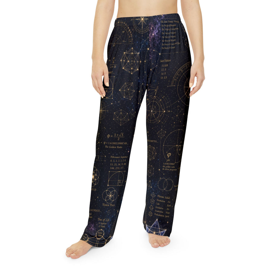 Women's Sacred Geometry Pyjama Pants — Cosmic Blueprint