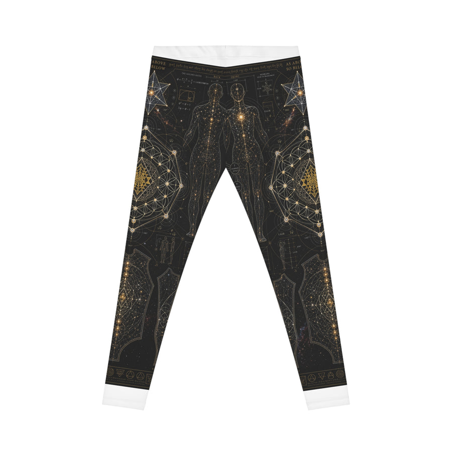 Women's Sacred Geometry Leggings — Sacred Blueprint