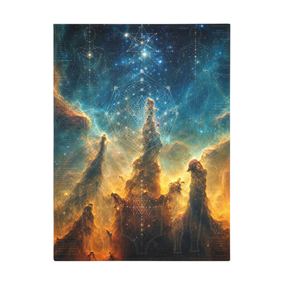 Sacred Geometry Blanket — Boomerang Nebula