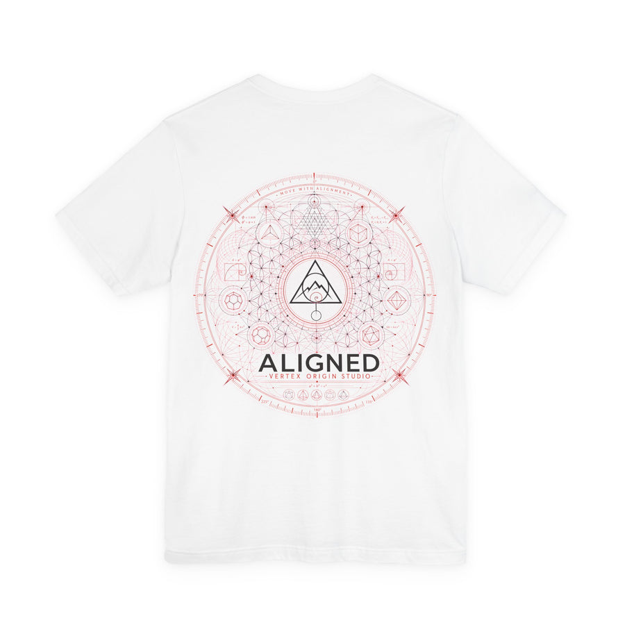 Aligned Tee — White