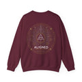 Aligned Crewneck — Maroon