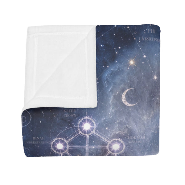 Sacred Geometry Fleece Blanket - Eskimo Nebula