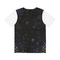 Men's Sacred Geometry Lounge Shirt — Cosmic Blueprint — Front View