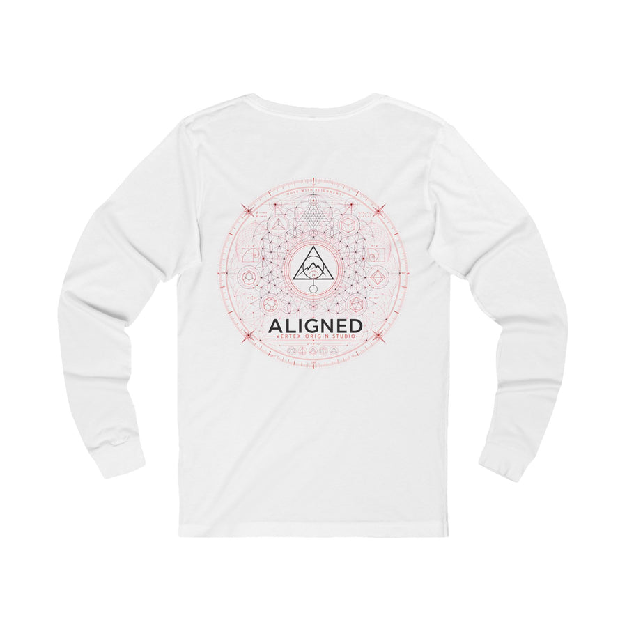 Aligned Long Sleeve — White