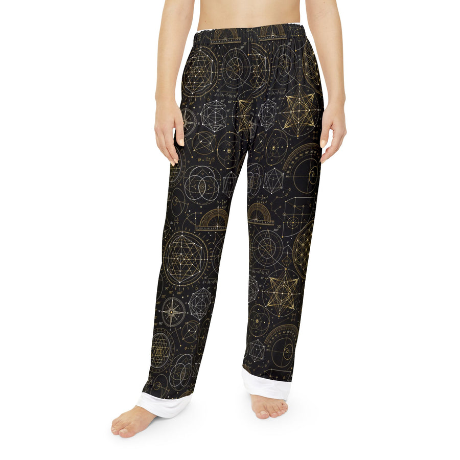 Women's Sacred Geometry Pyjama Pants — Origin Universe