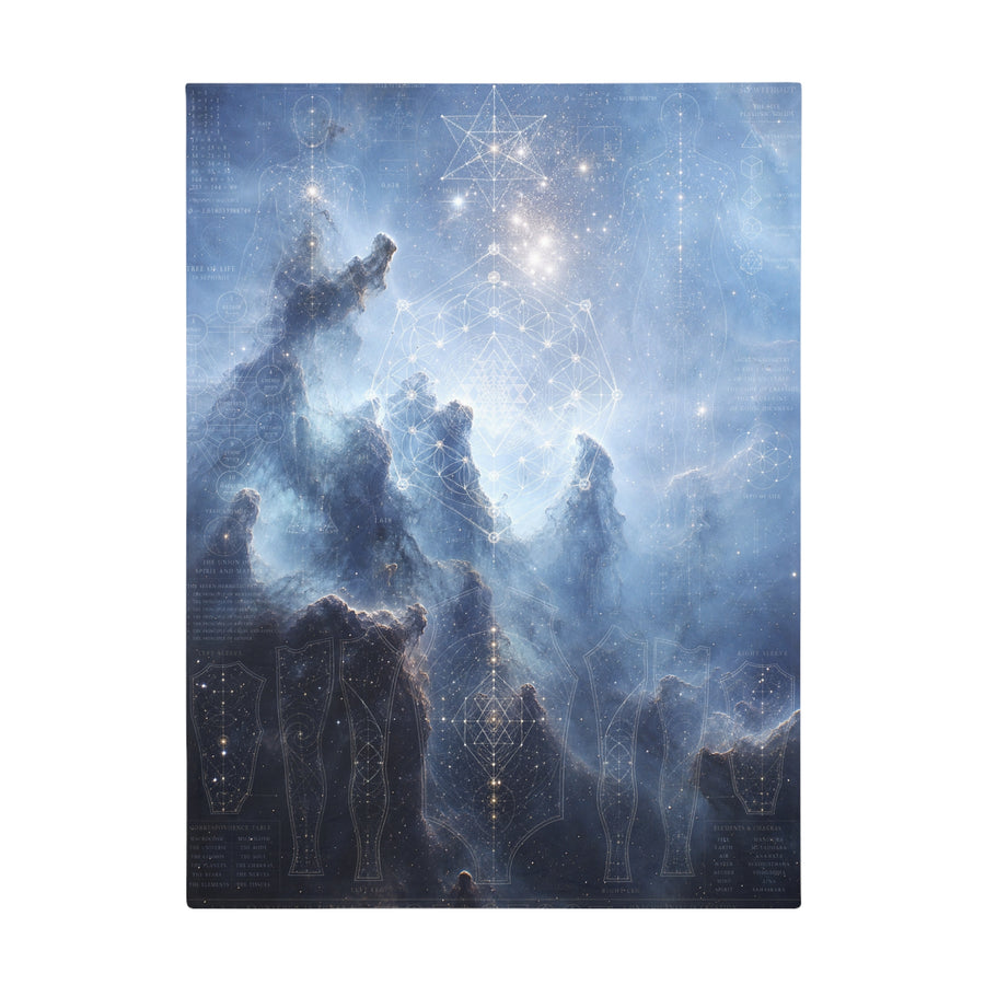 Sacred Geometry Blanket — Dumbbell Nebula