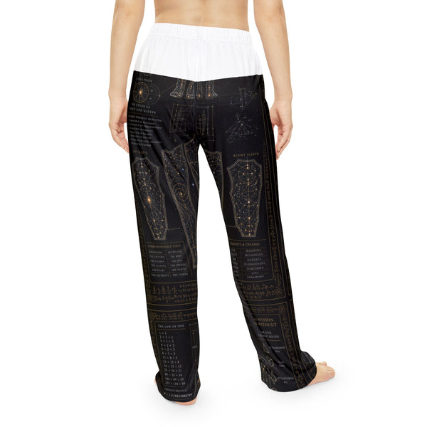 Pantalon de pyjama géométrie sacrée — Plan sacré — Femme