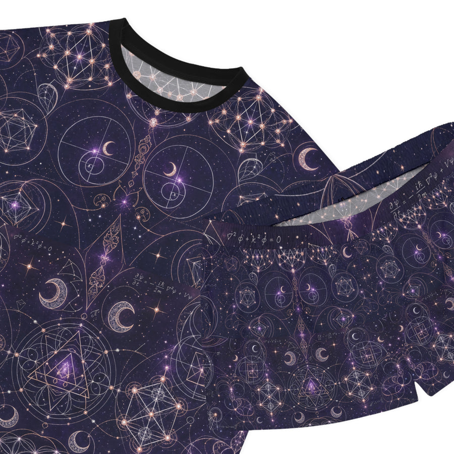 Women's Sacred Geometry Pyjama Set — Celestial Weave