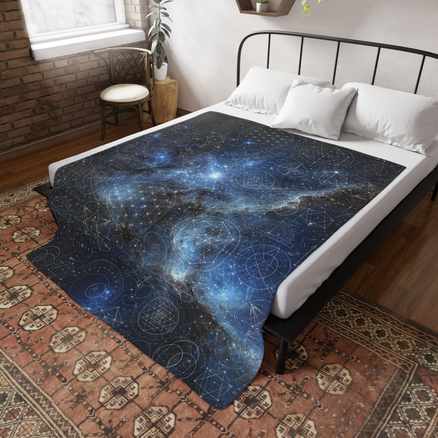 Sacred Geometry Blanket — Horsehead Nebula