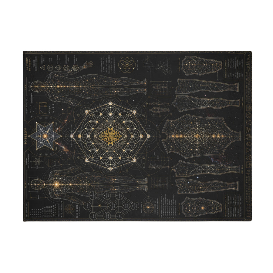 Sacred Geometry Blanket — Sacred Blueprint