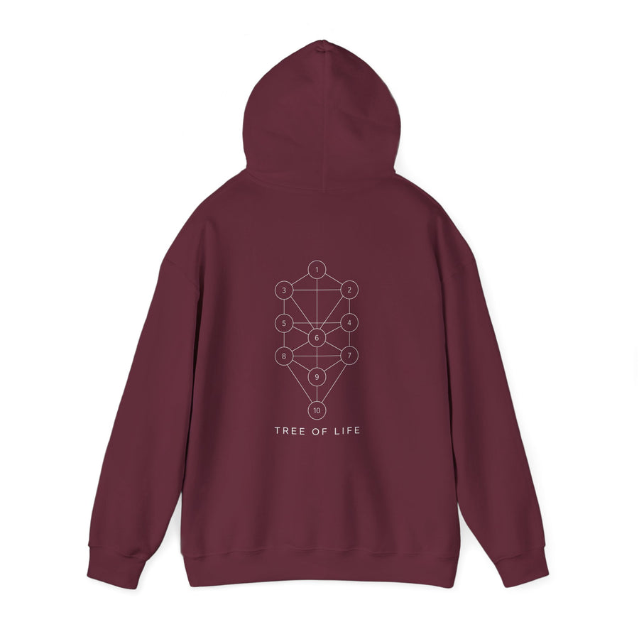 Tree of Life Hoodie — Maroon