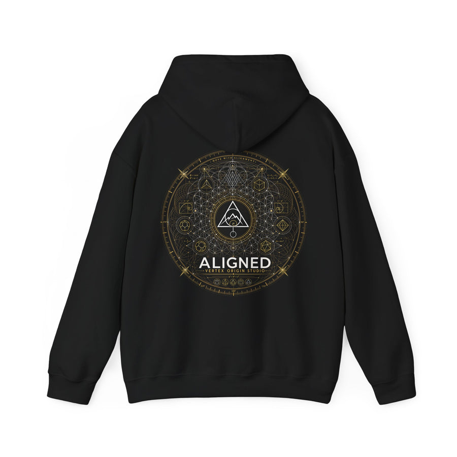 Aligned Hoodie — Black